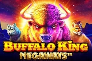 Buffalo King Megaways online game logo by Pragmatic Play on viggoslots88.com